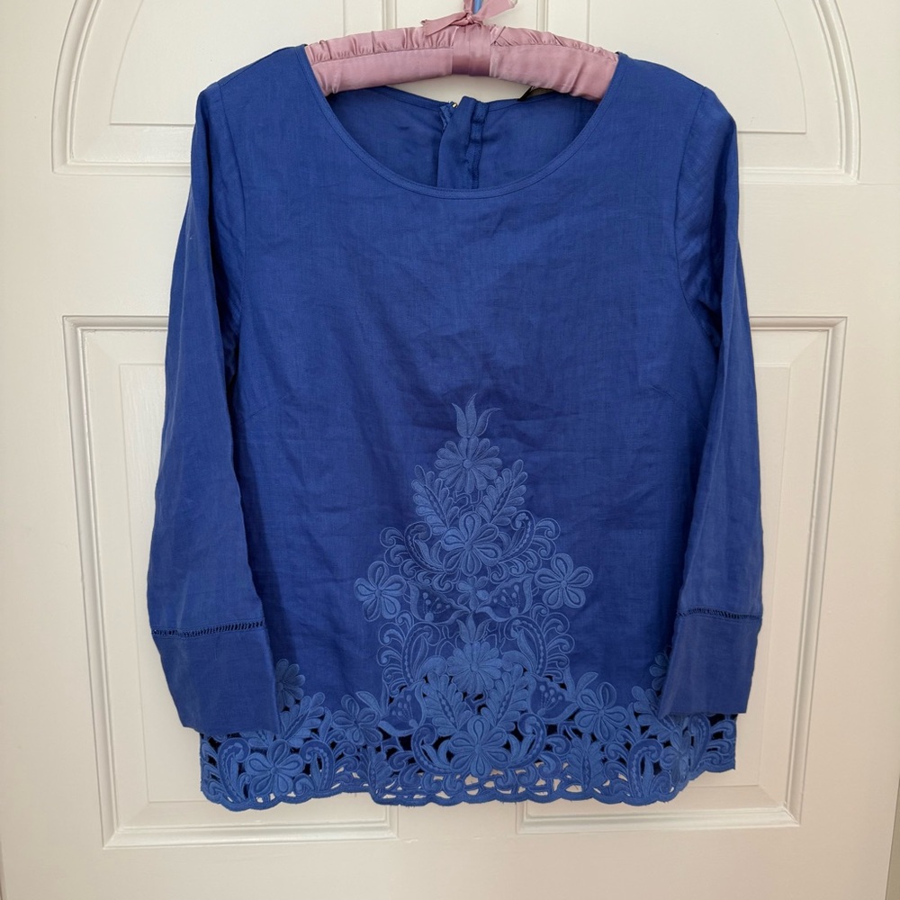 J. Crew Royal Blue Top